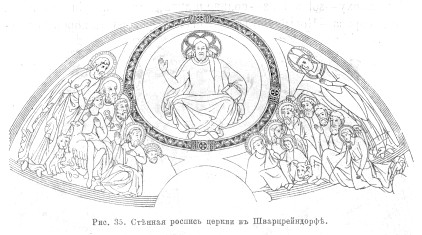 882 Стенная роспись церкви Шварцрейндорфе